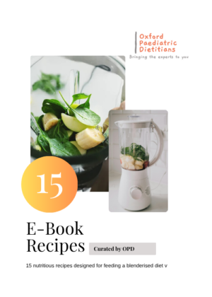 Blended diet e-recipes